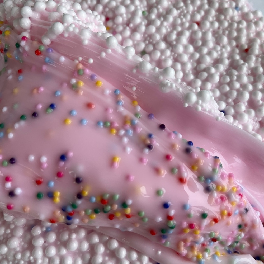 Scented Berry Bash Slime! Floam Slime! Sprinkles,beads, Asmr Fun!!.